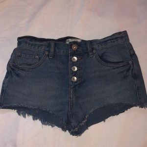 Free people vintage denim shorts